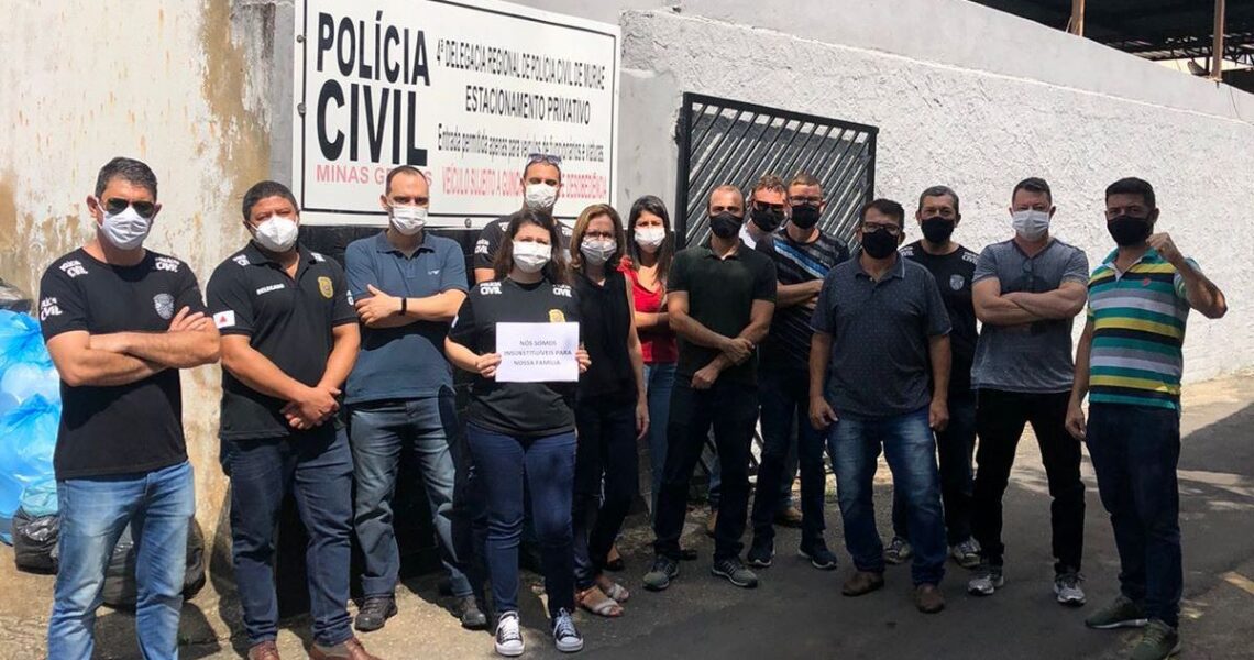 Servidores de Muriaé participam das manifestações