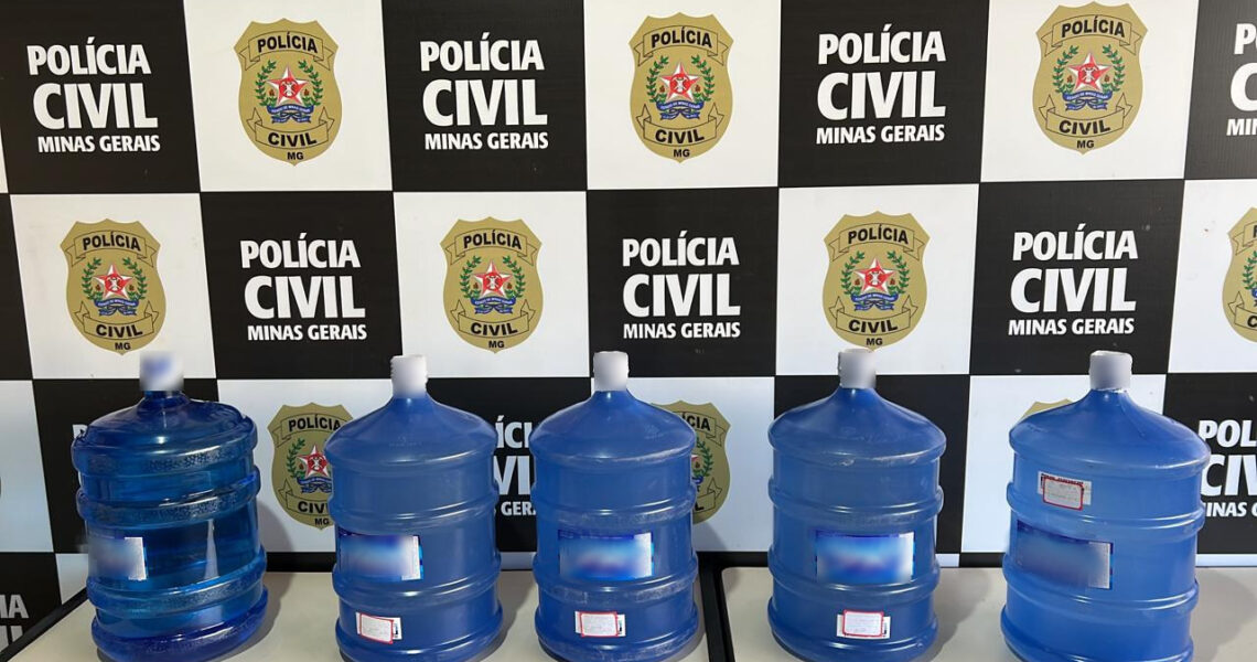 Polícia Civil prende suspeito de vender água imprópria para consumo