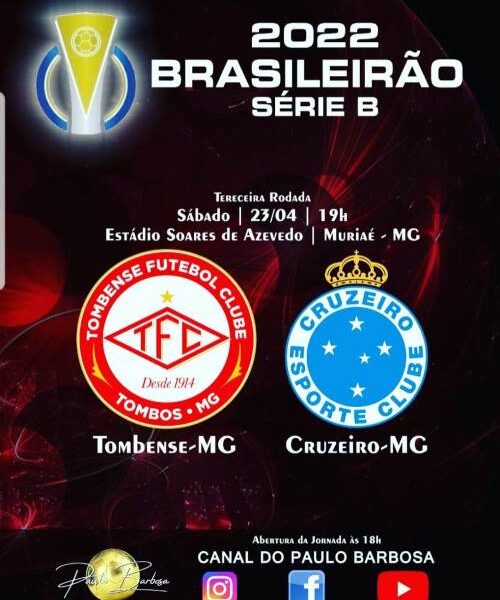 Vendas de ingressos para Tombense x Cruzeiro começam hoje