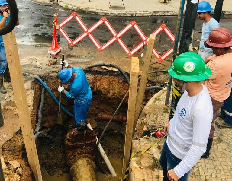 Reparo em registro da ETA Gávea é concluído