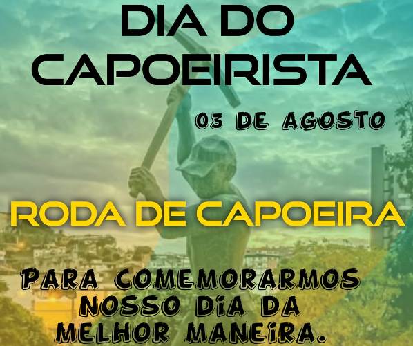 Roda para comemorar o “Dia do Capoeirista”