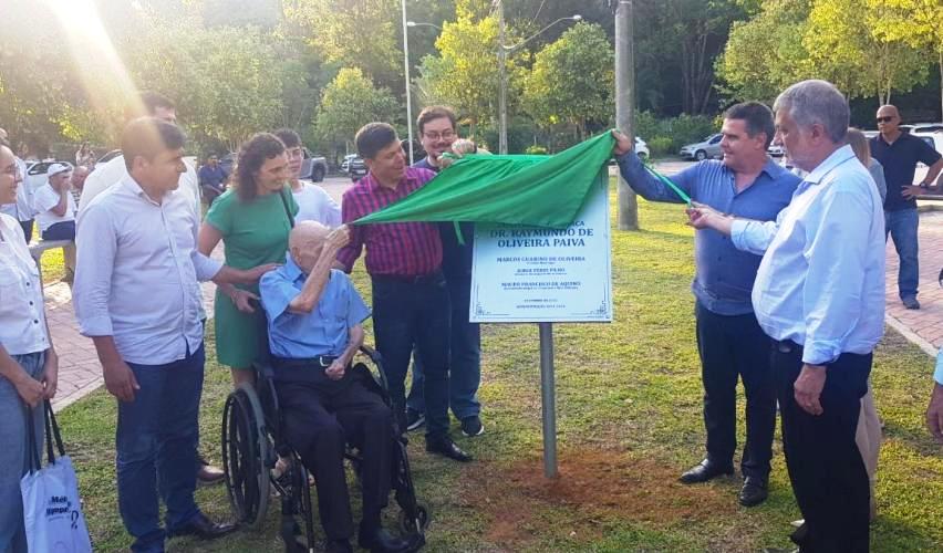 Inaugurada a Praça Raymundo de Oliveira Paiva