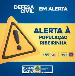 Alerta a População Ribeirinha