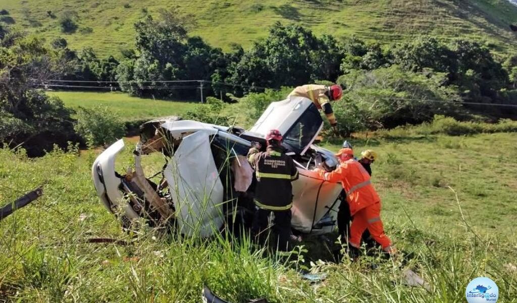 Grave acidente na Estrada Muriaé-Miraí