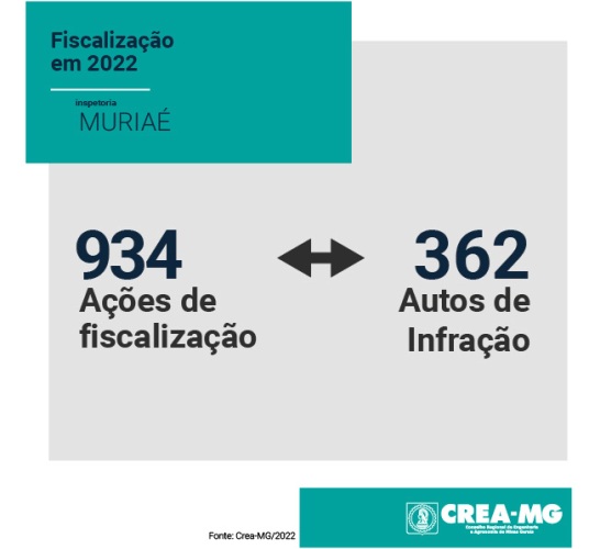 Crea identificou 362 irregularidades em Muriaé