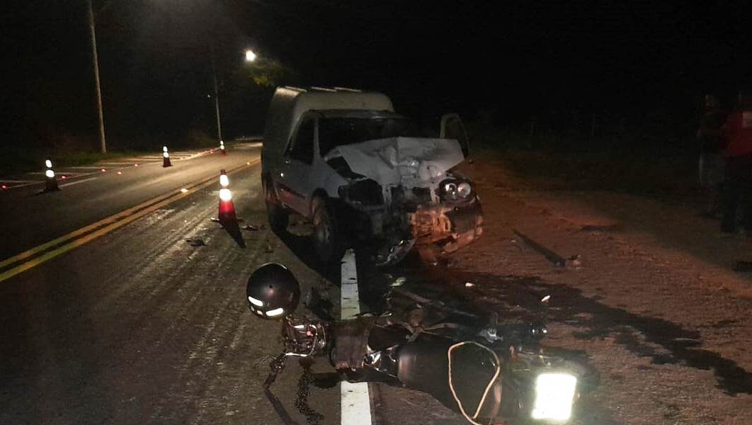 Motociclista morre em acidente na BR 116