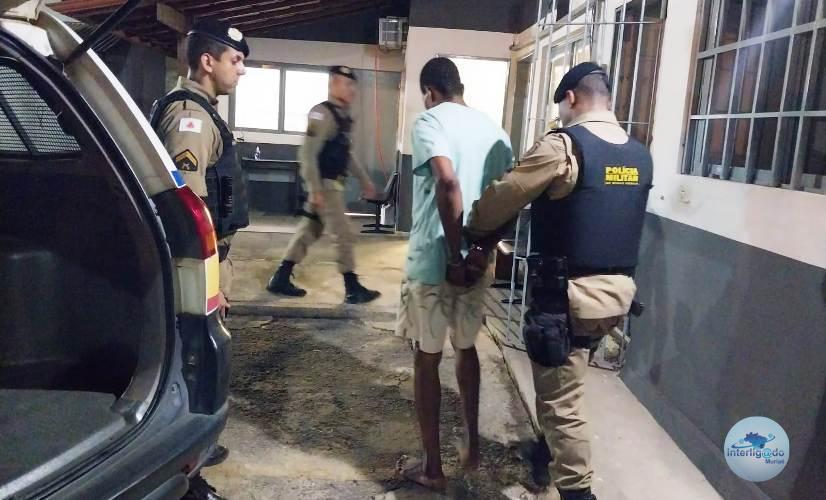 PM prende suspeito de homicídio