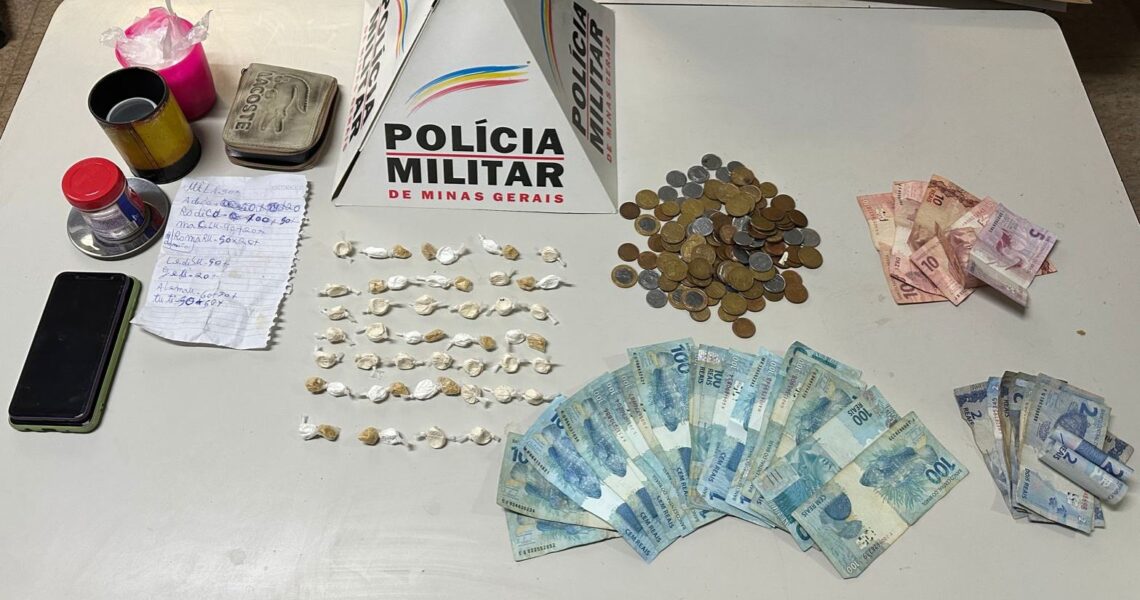 PM apreende droga em Patrocínio