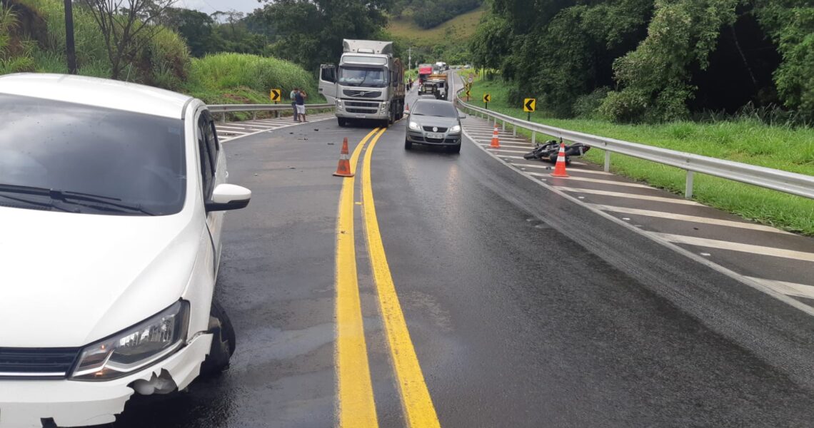 Motociclista morre em acidente na BR 116