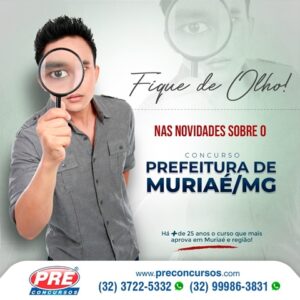 Concurso Prefeitura de Muriaé: Banca Definida