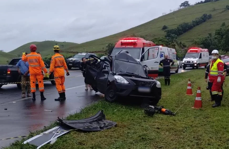 Acidente na BR 116 deixa três mortos