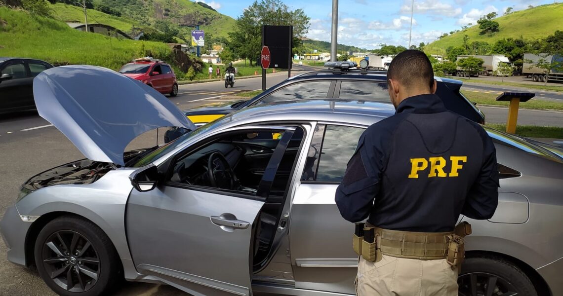 PRF recupera veículo clonado