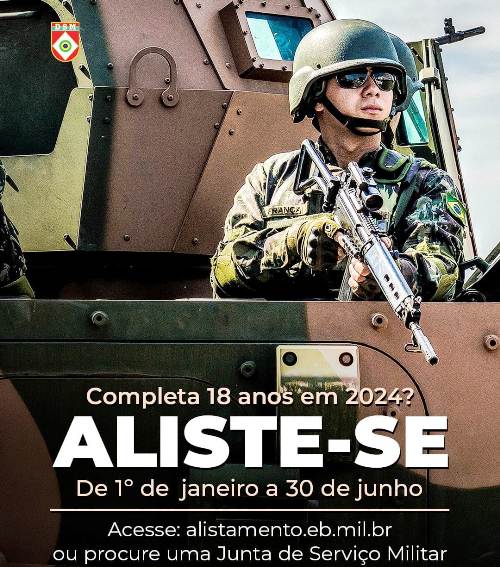 Alistamento Militar: Prazo se encerra 30 de junho