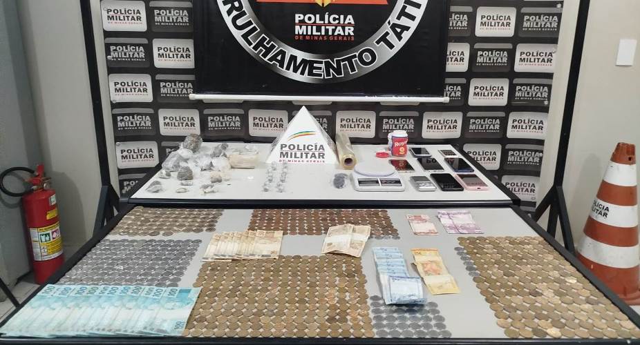 Apreensão de drogas no bairro Joanópolis