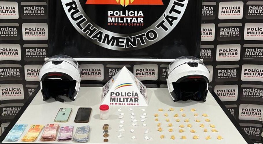 Dupla é presa por tráfico no bairro Aeroporto
